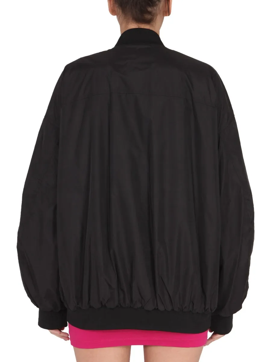 Dsquared2 Logo Printed Zip-Up Jacket