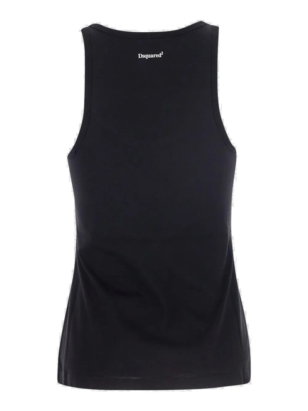 Dsquared2 Slogan Print Scoop Neck Tank Top