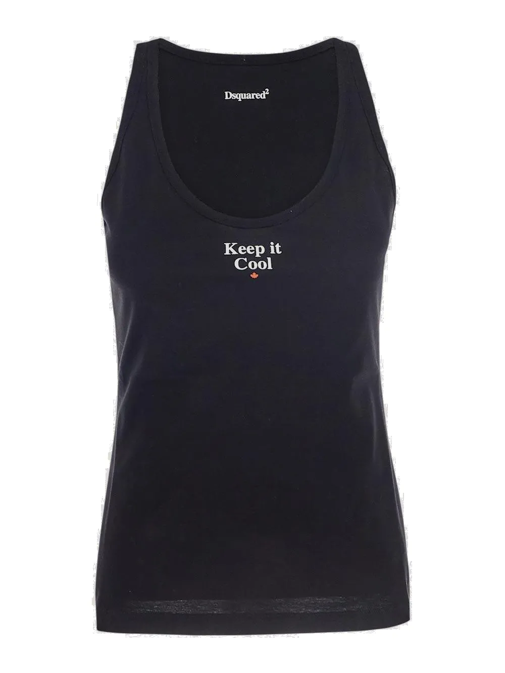Dsquared2 Slogan Print Scoop Neck Tank Top