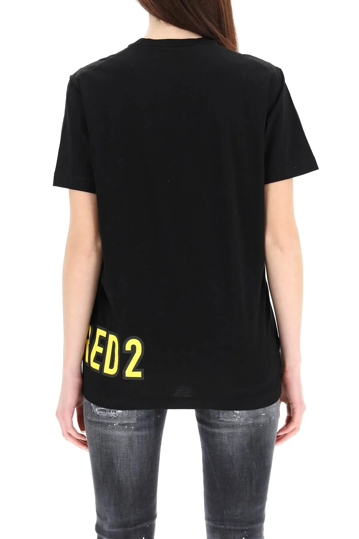 Dsquared2 Tiger Printed Crewneck T-Shirt