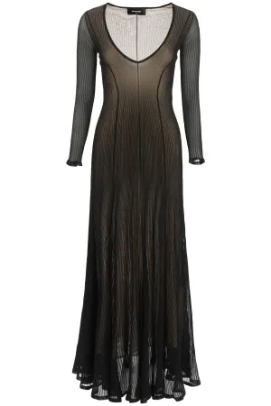 Dsquared2 V-Neck Long Sleeve Dress