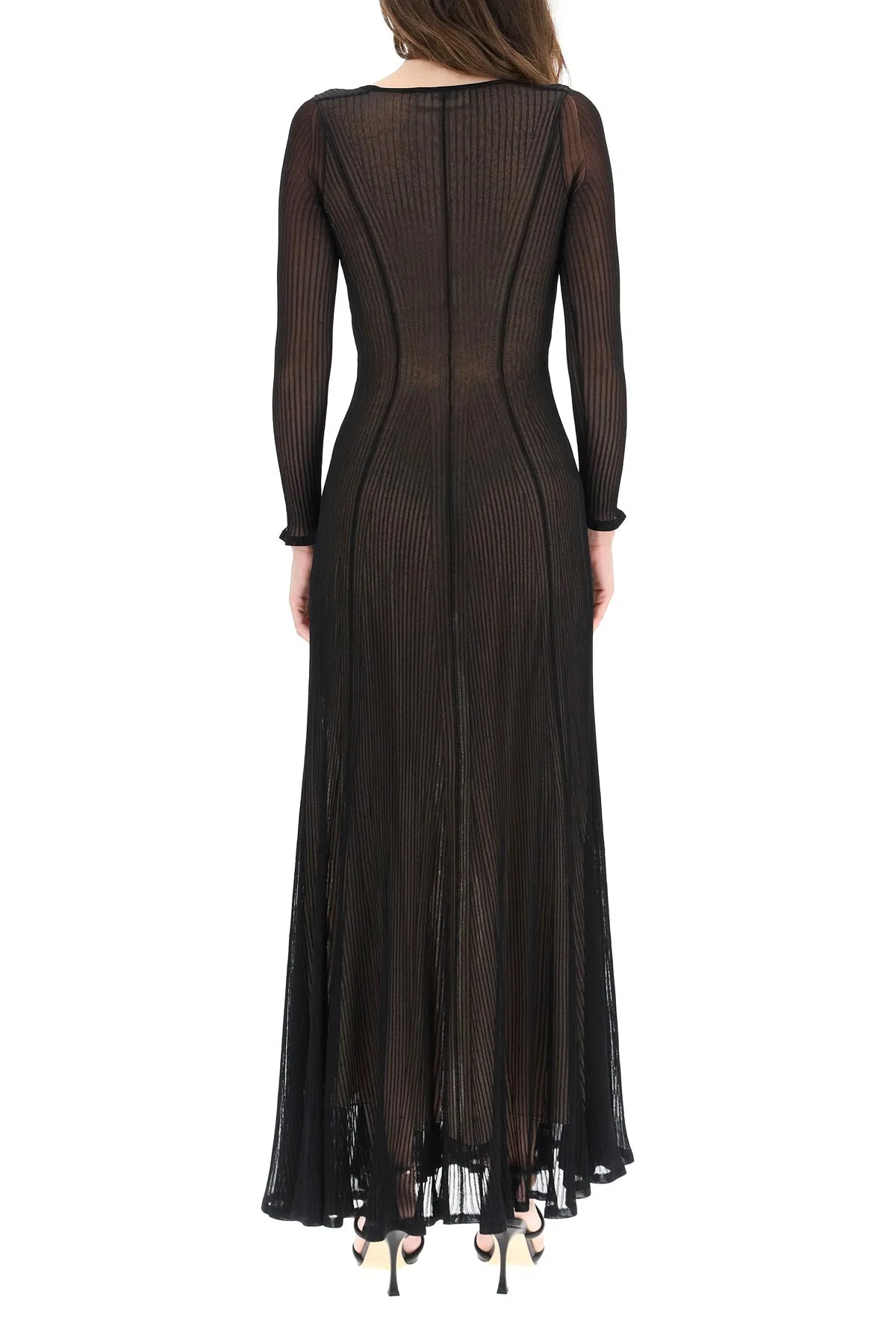 Dsquared2 V-Neck Long Sleeve Dress