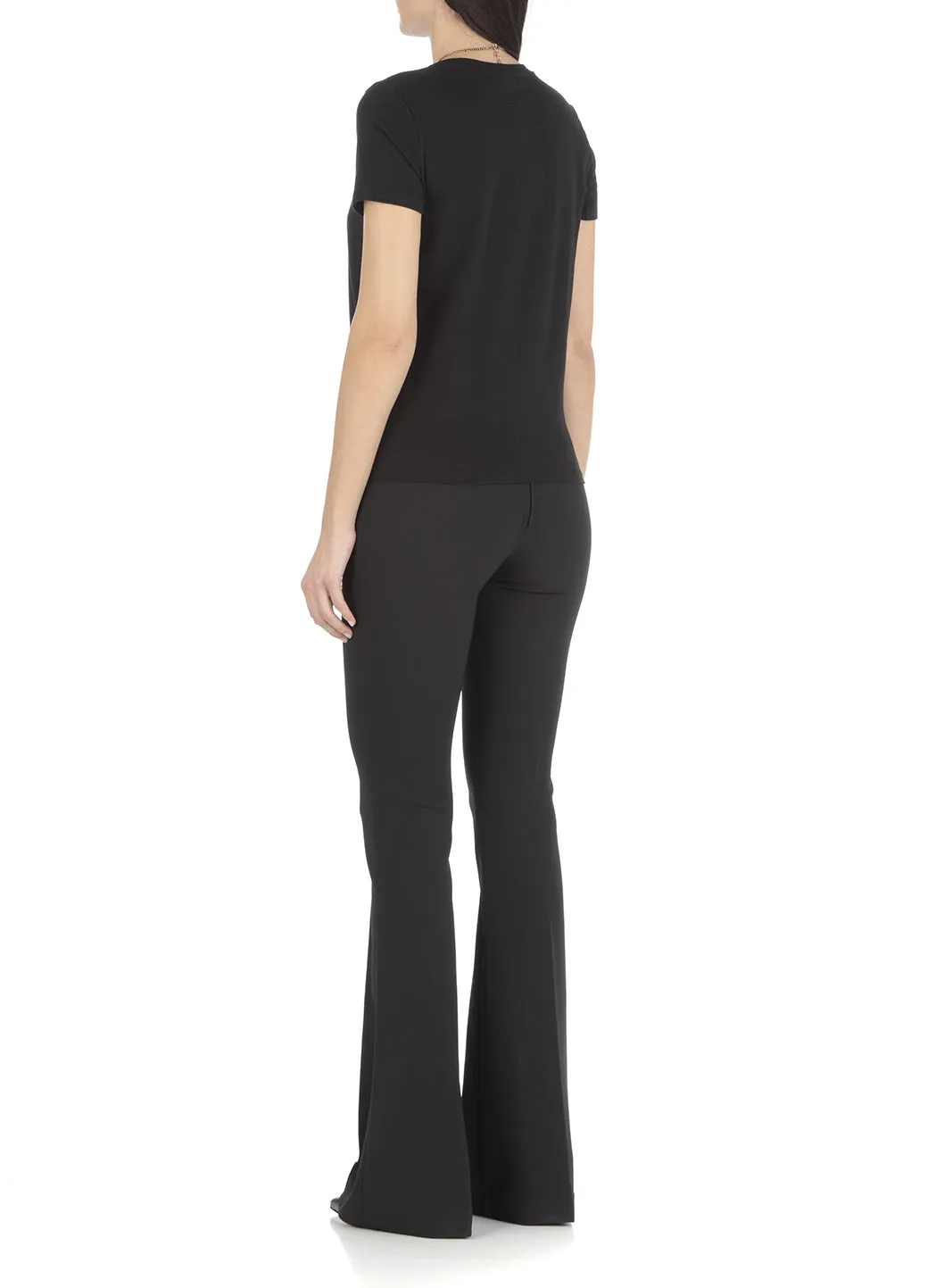 Elisabetta Franchi Chain Detailed Crewneck T-Shirt