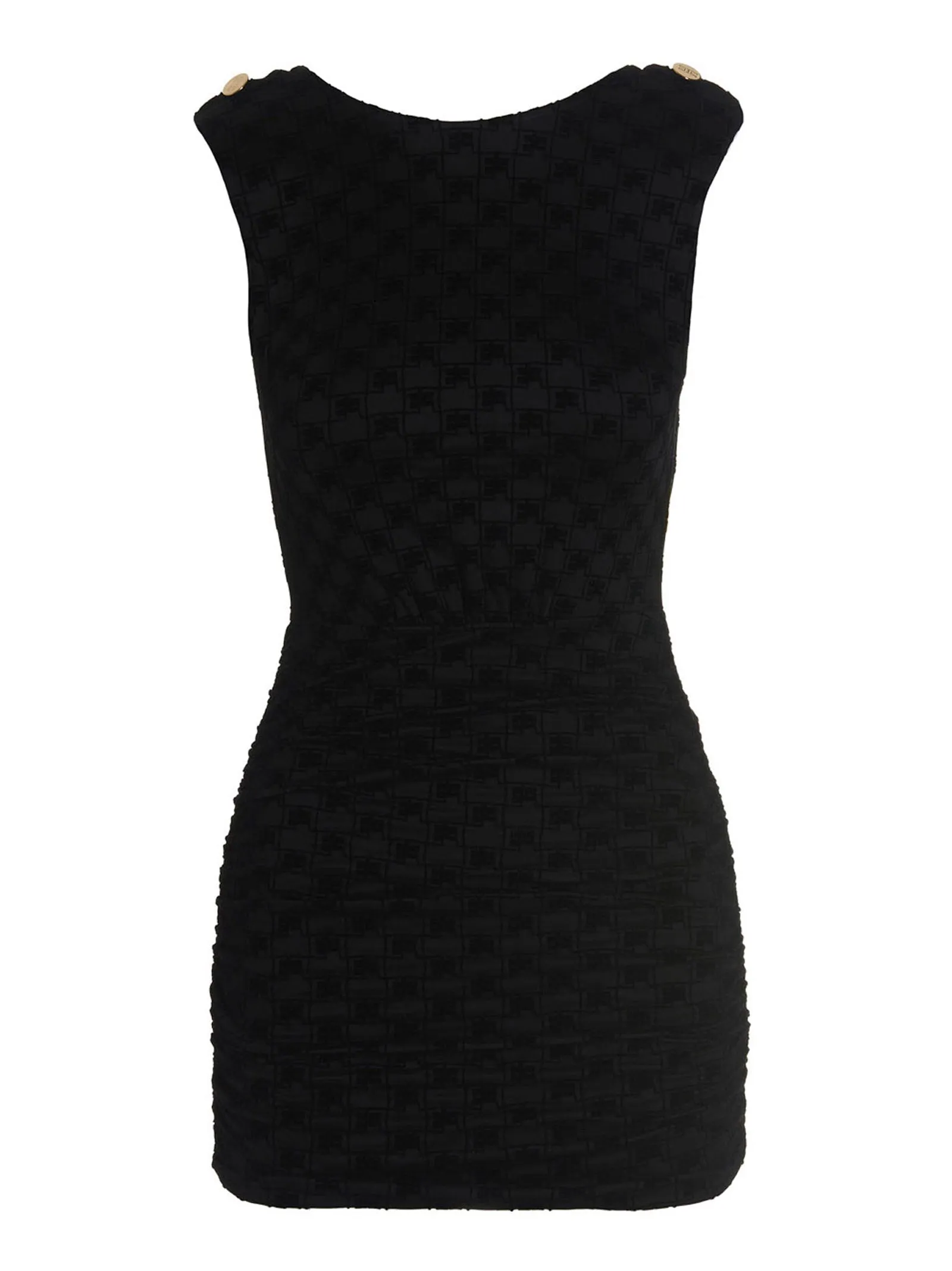 Elisabetta Franchi Charm Detailed Mini Dress