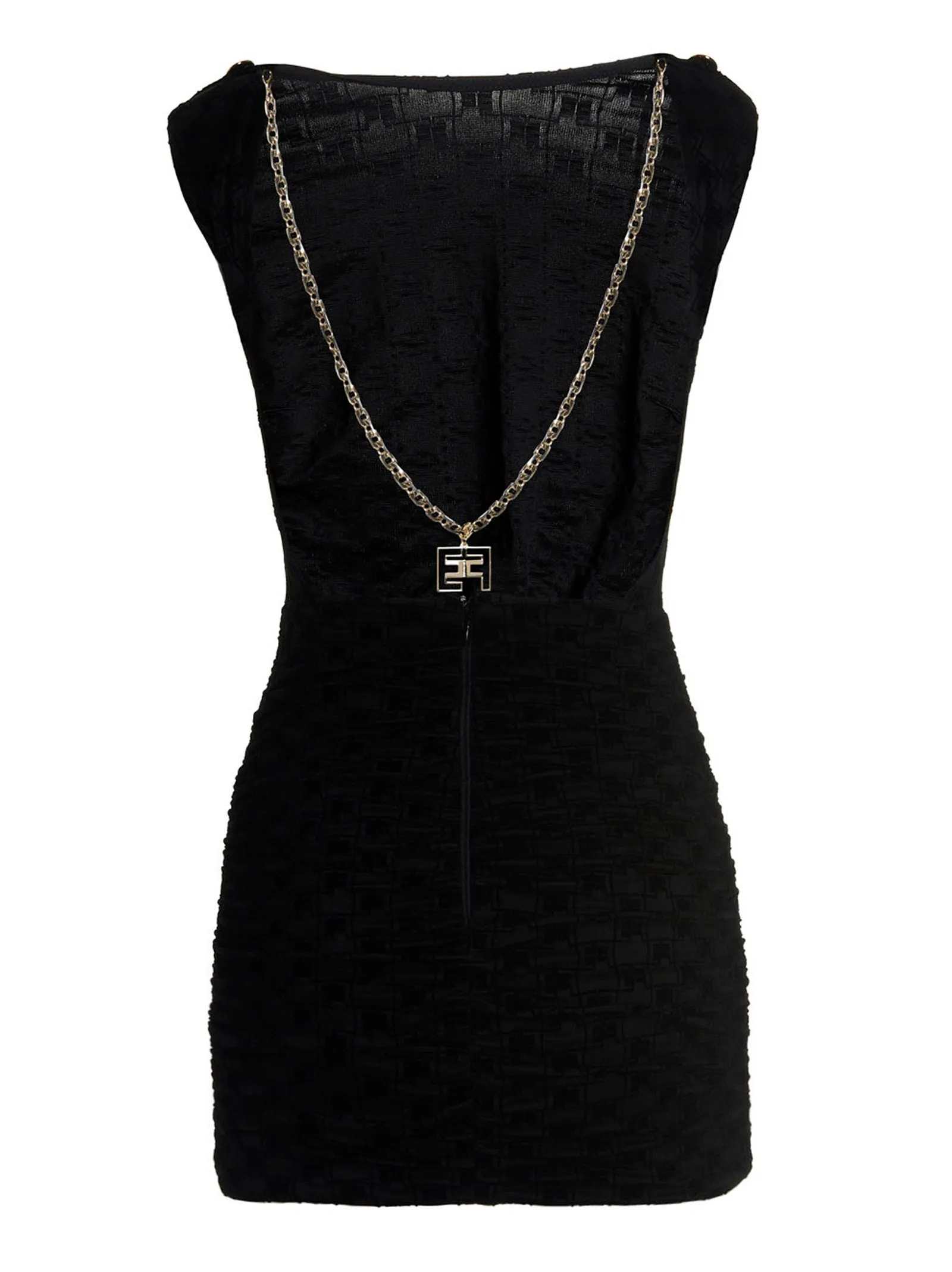 Elisabetta Franchi Charm Detailed Mini Dress