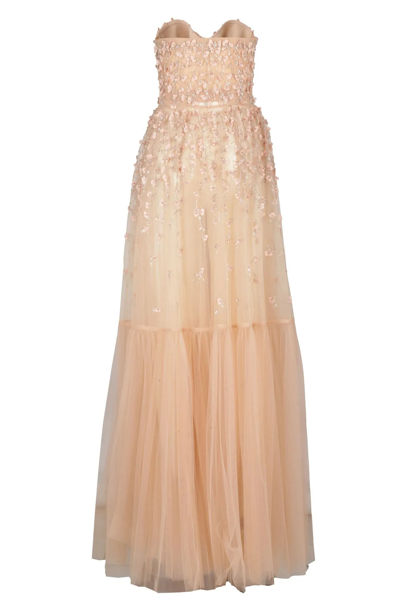 Elisabetta Franchi Floral Embroidered Maxi Dress