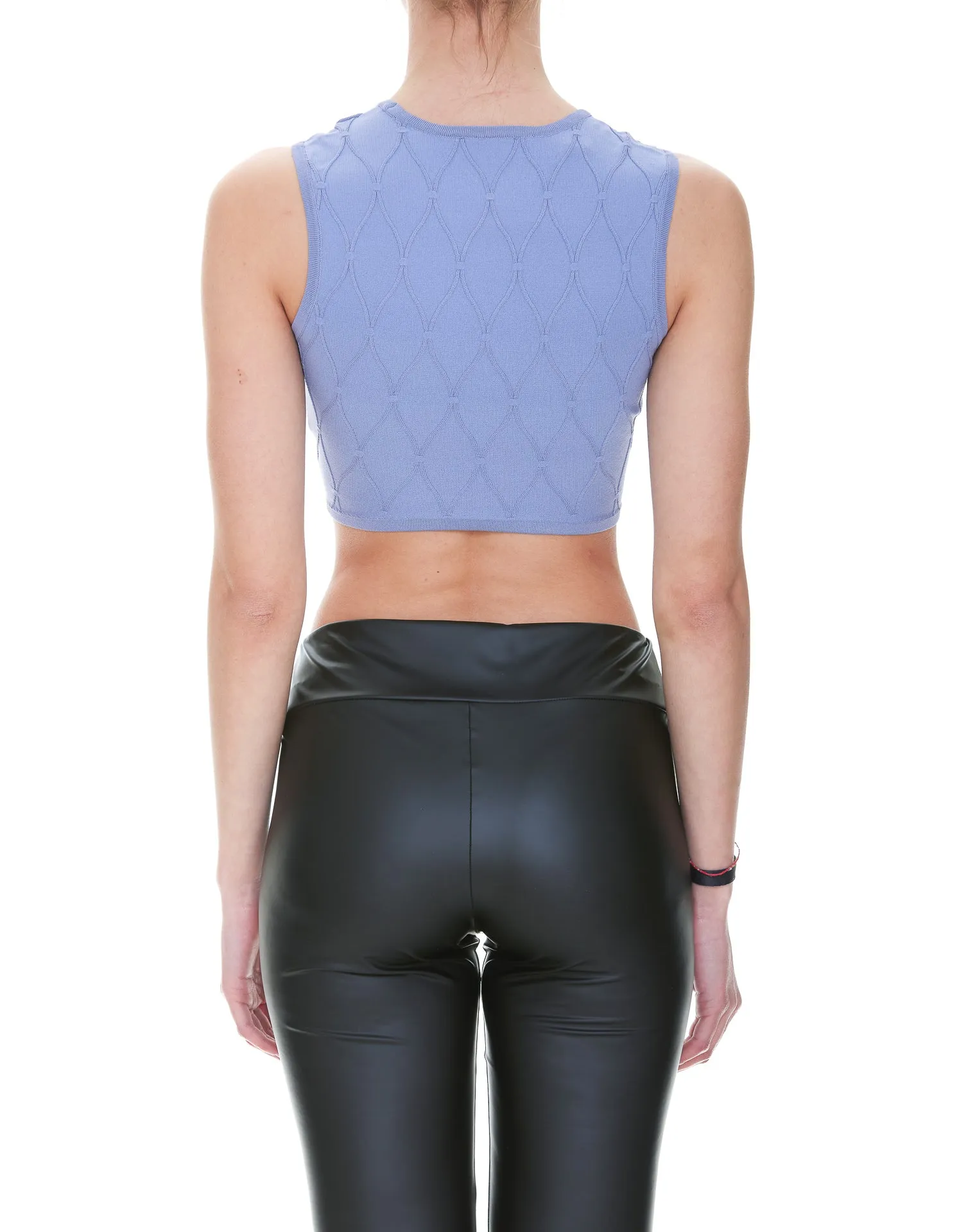Elisabetta Franchi Logo Embellished Tank Top