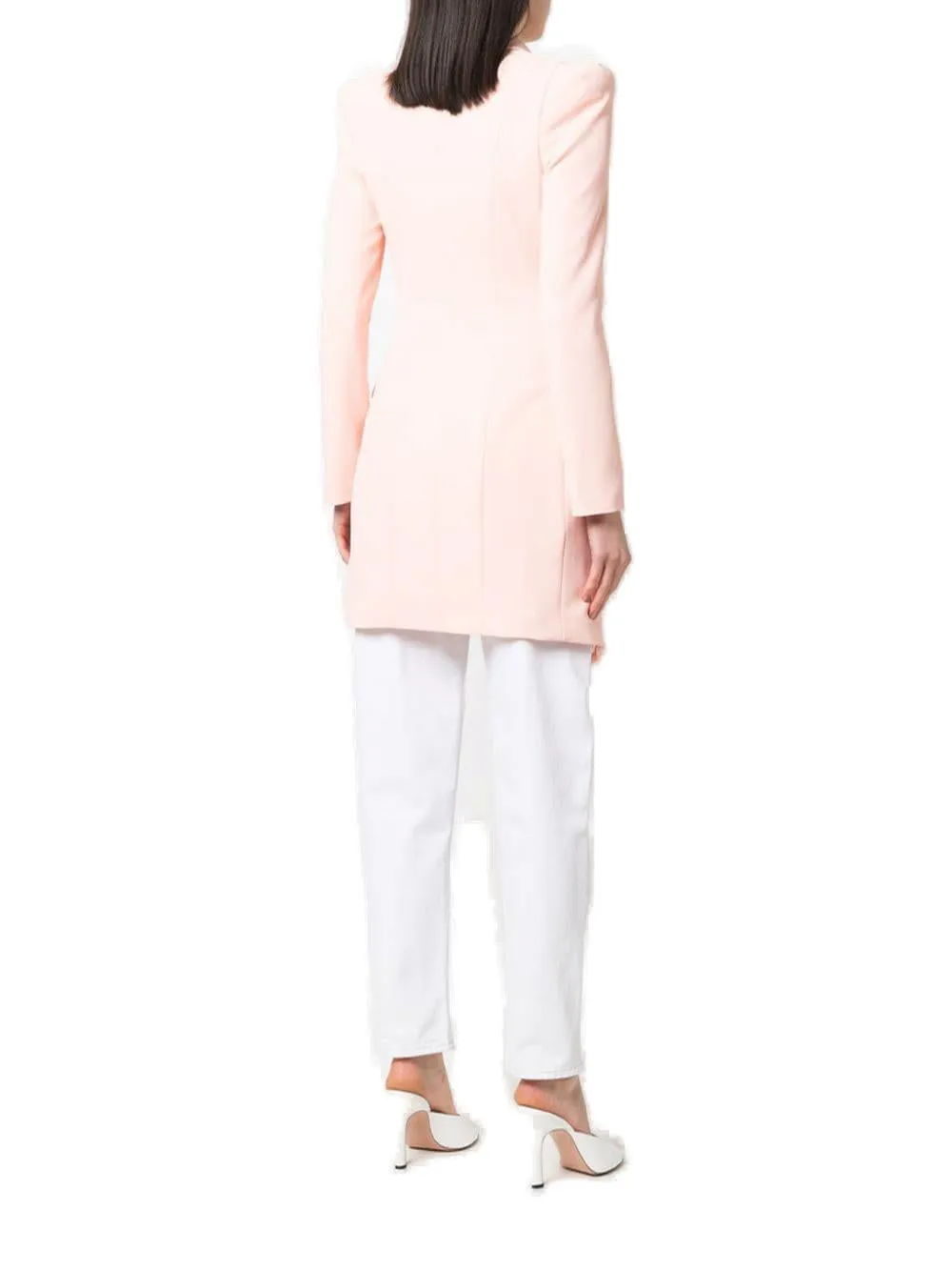 Elisabetta Franchi Logo Plaque Blazer Dress