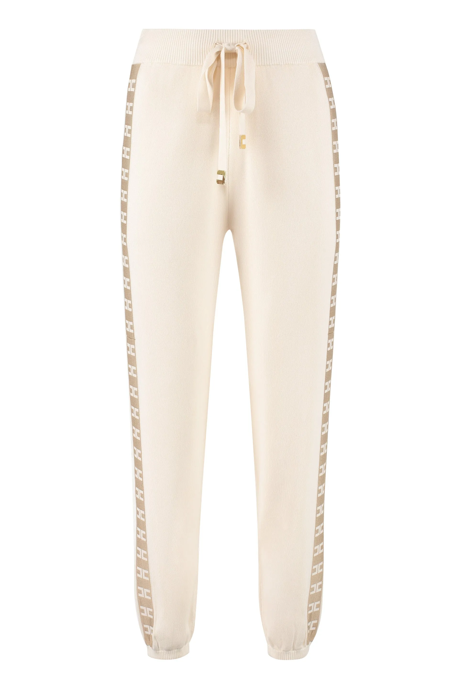 Elisabetta Franchi Logo Trim Drawstring Track Pants