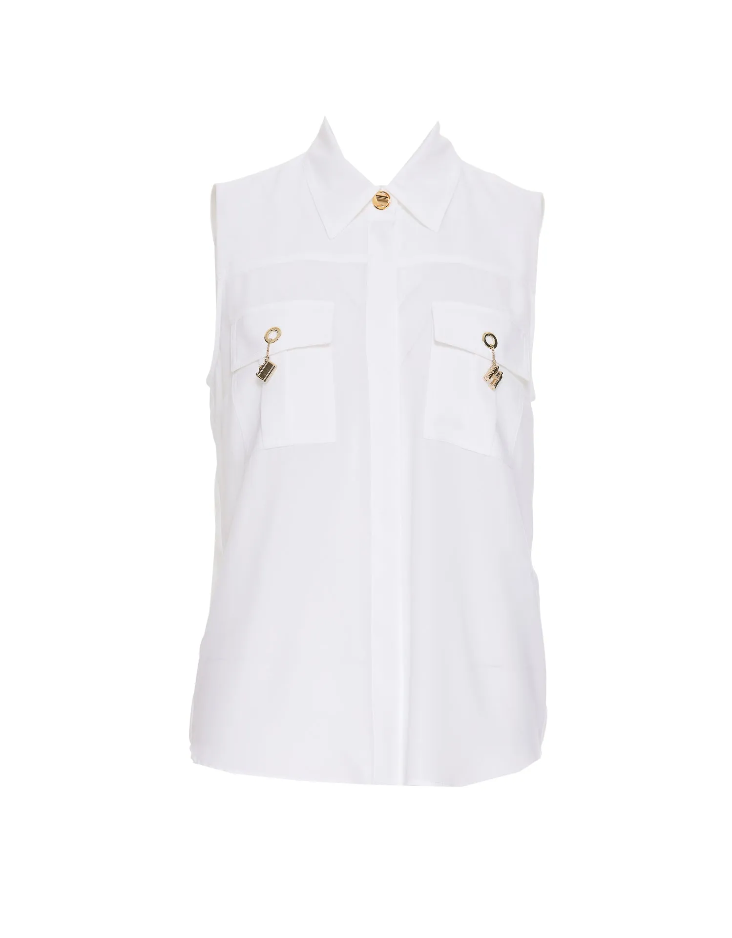 Elisabetta Franchi Sleeveless Buttoned Top
