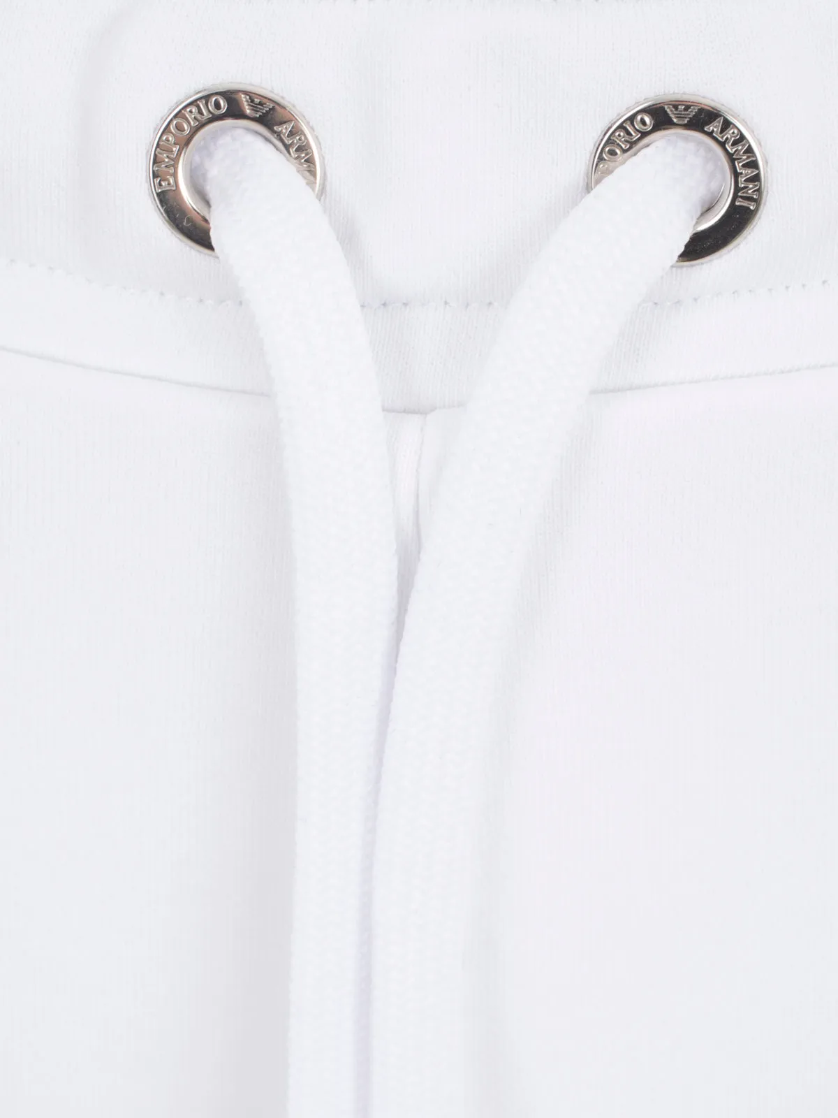 Emporio Armani Logo Stripe Drawstring Sweatpants