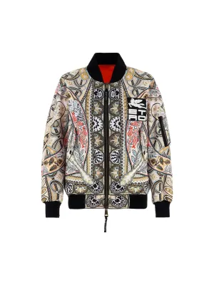 Etro Abstract Pattern Reversible Bomber Jacket