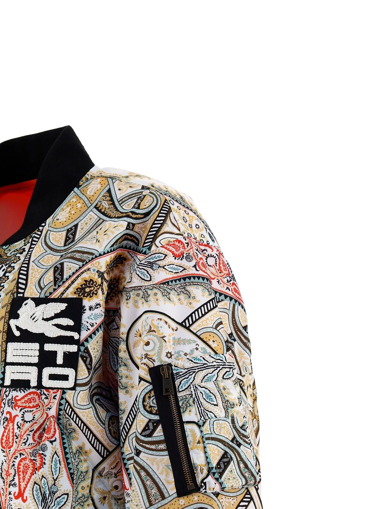 Etro Abstract Pattern Reversible Bomber Jacket