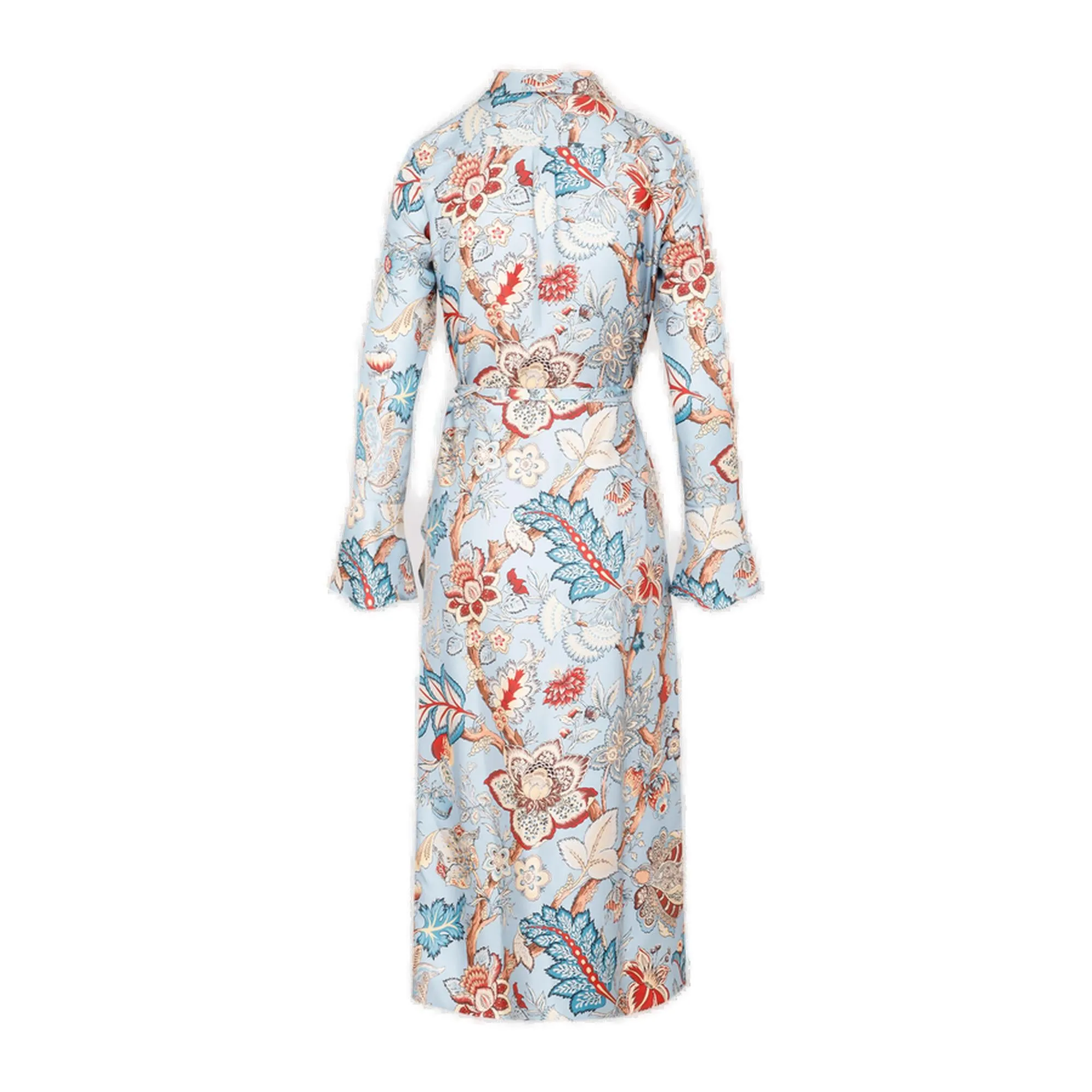 Etro Allover Graphic Print Wrapped Dress