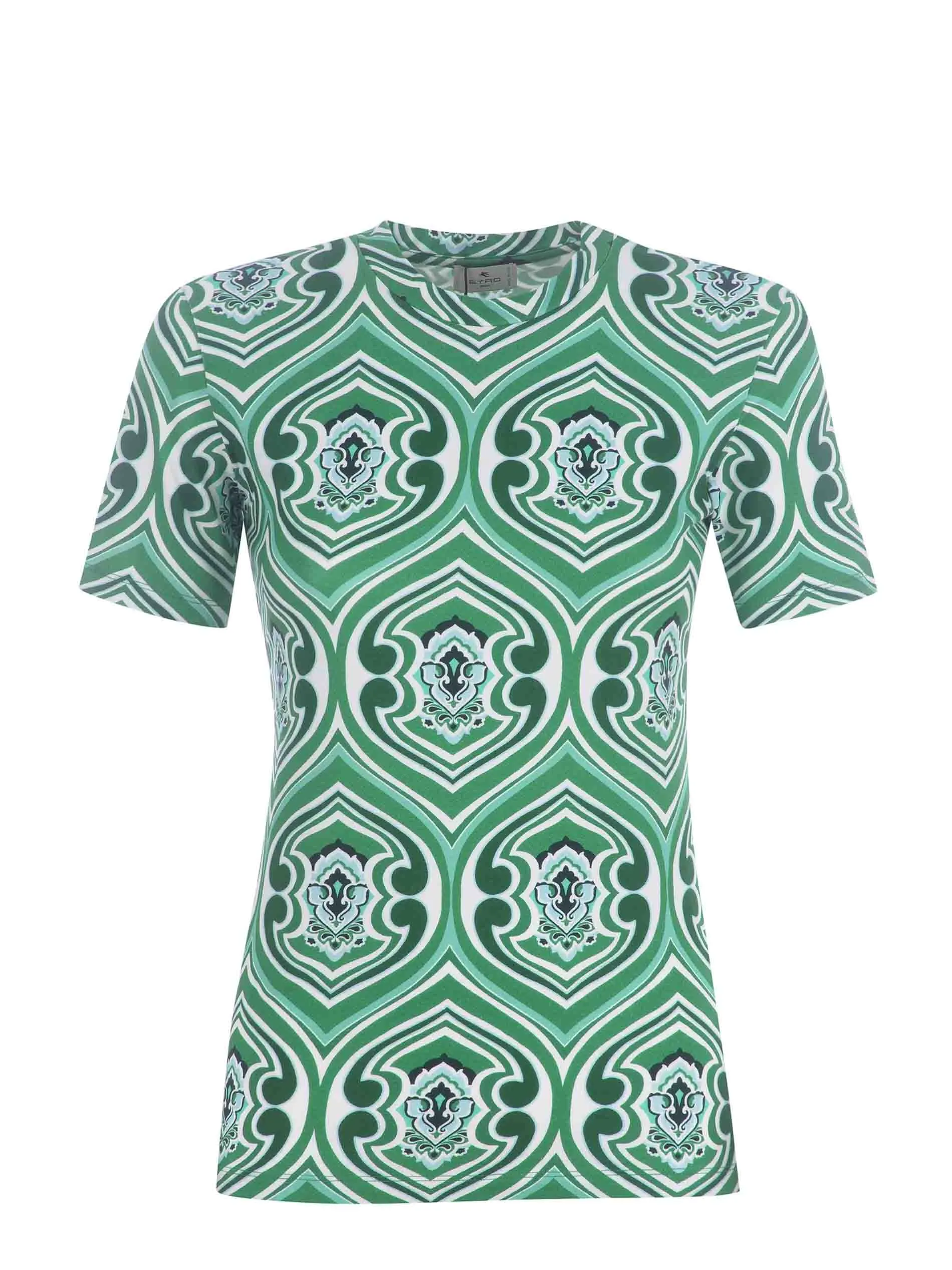 Etro Allover Graphic Printed T-Shirt