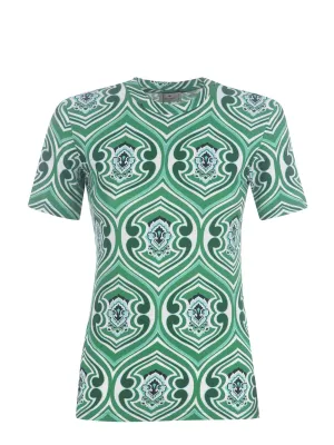 Etro Allover Graphic Printed T-Shirt