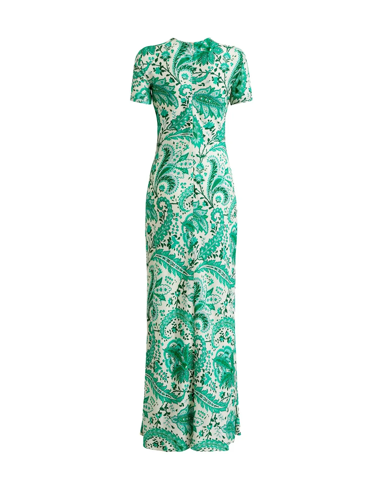 Etro Allover Printed Short-Sleeved Maxi Dress