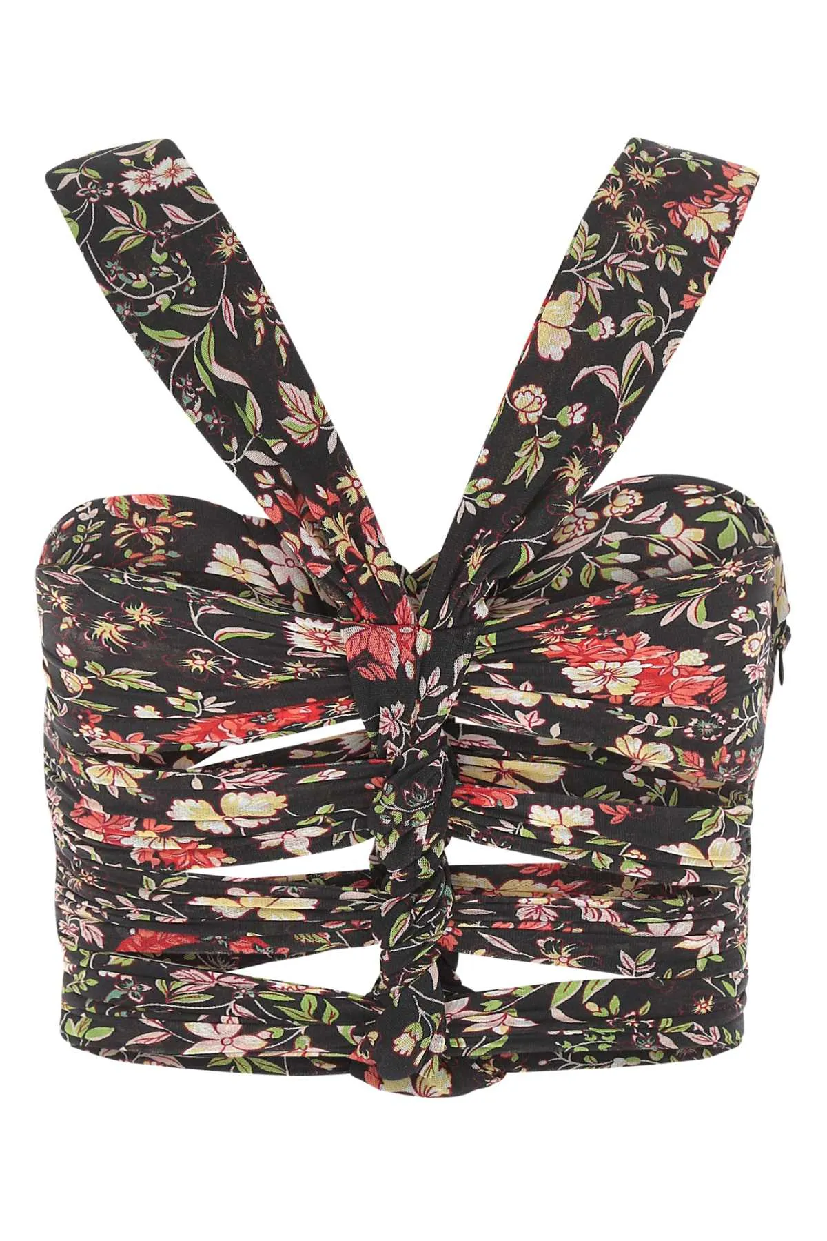Etro Floral Printed Interwoven Strapped Top