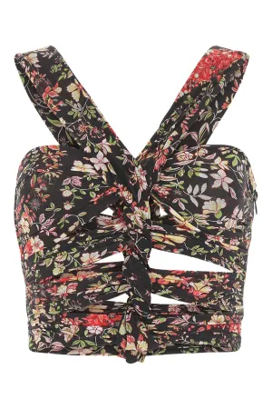 Etro Floral Printed Interwoven Strapped Top