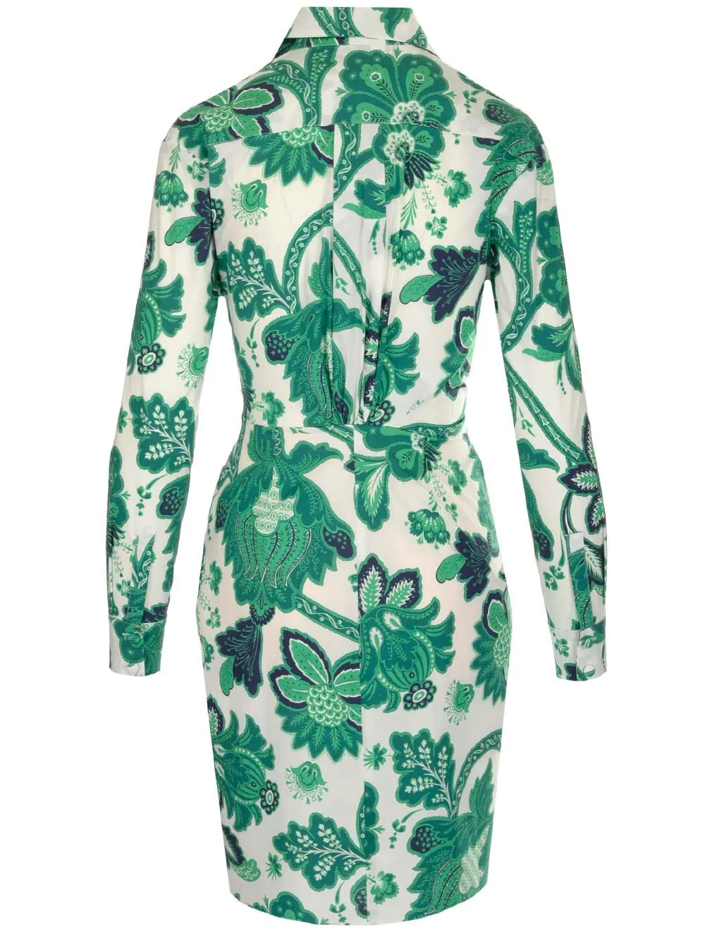 Etro Floral Printed Long-Sleeved Dress