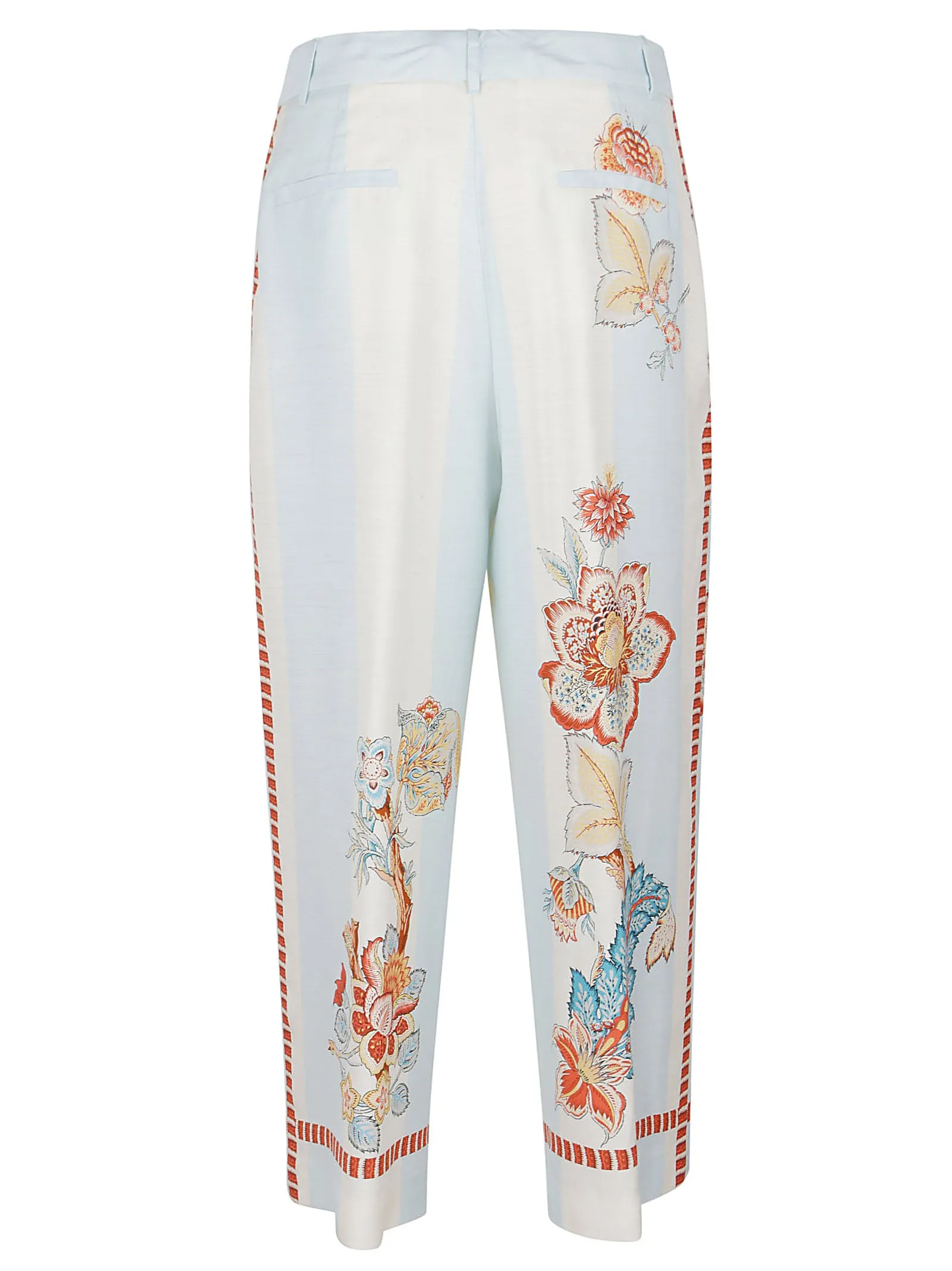 Etro Graphic Printed Wide-Leg Trousers