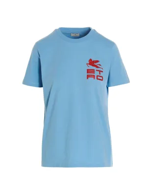 Etro Logo Printed Crewneck T-Shirt