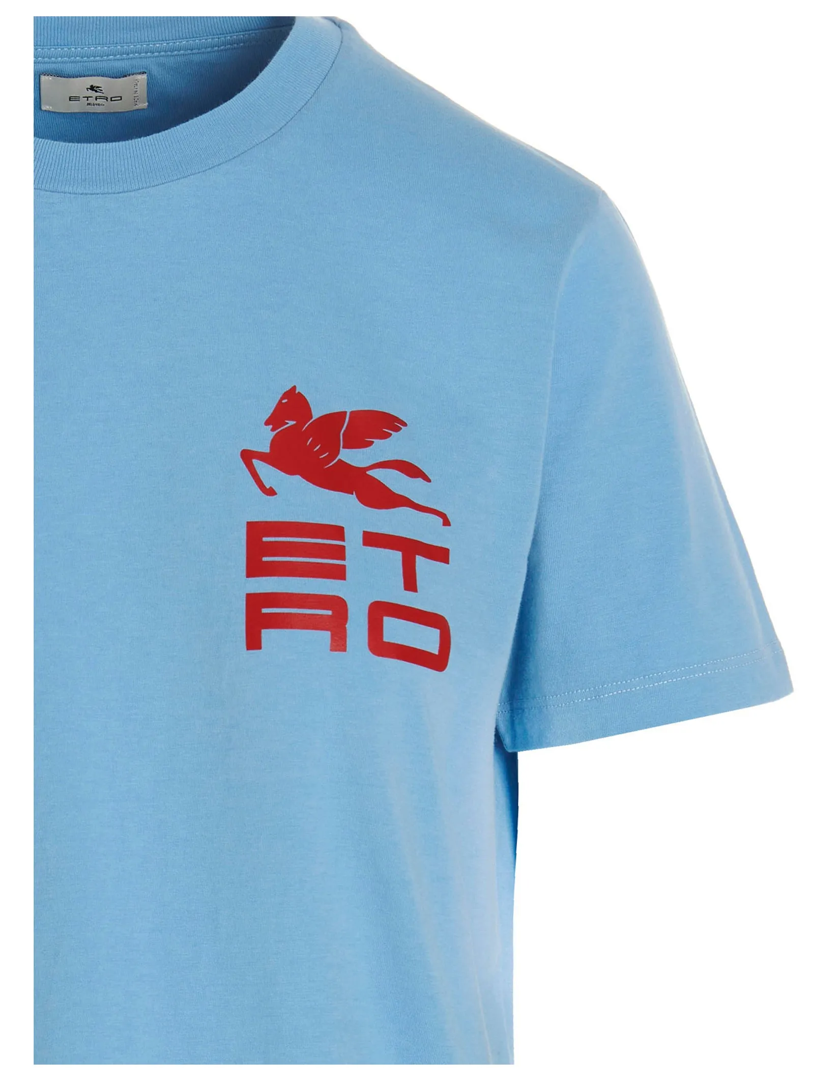Etro Logo Printed Crewneck T-Shirt
