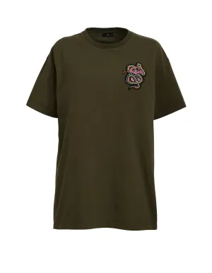 Etro Motif Embroidered Crewneck T-Shirt