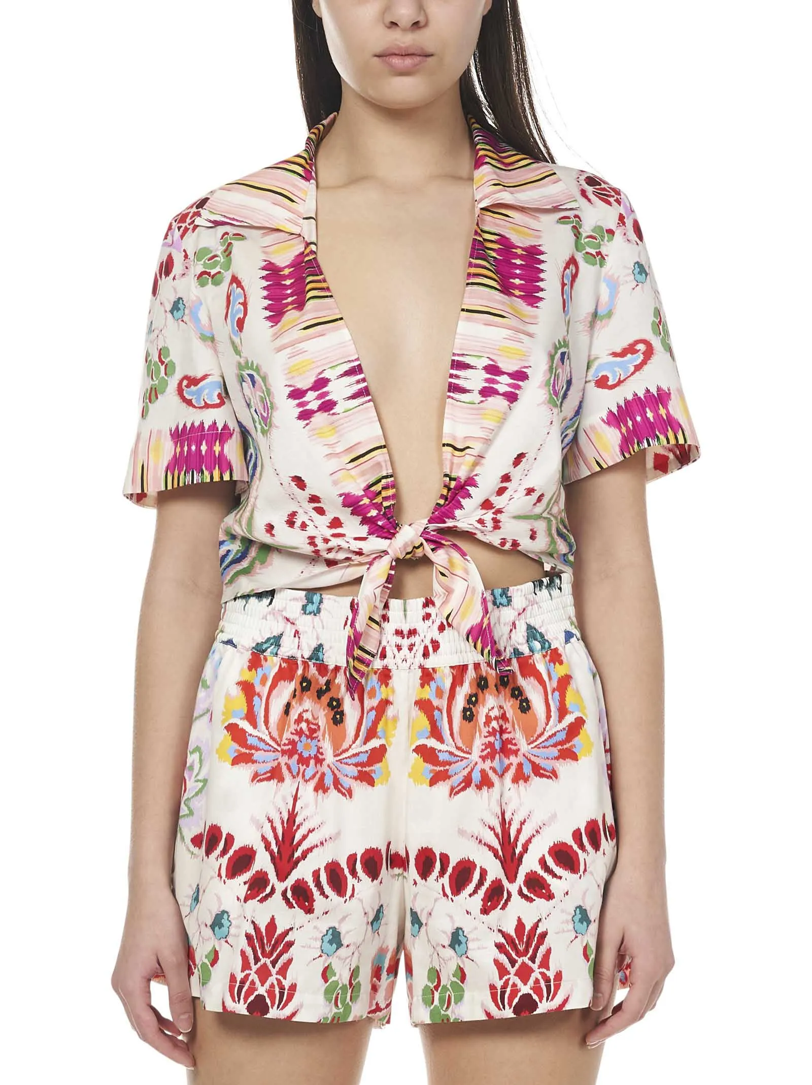 Etro Paisley Print Cropped Top