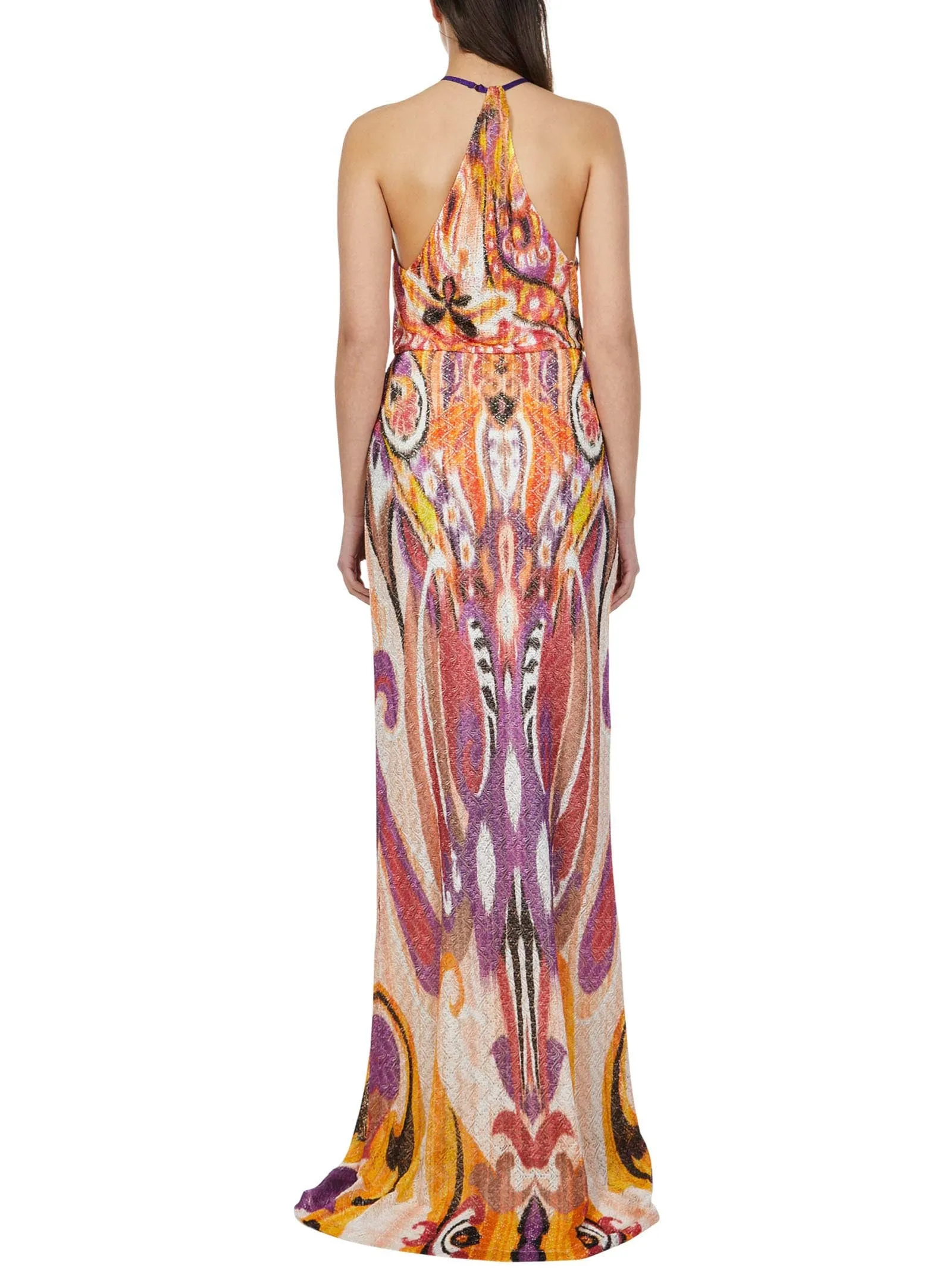 Etro Printed Halterneck Maxi Dress