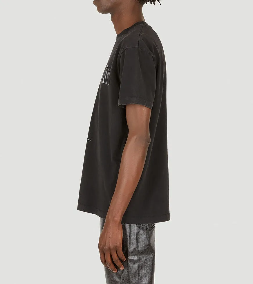 Eytys Jay Graphic Printed Crewneck T-Shirt