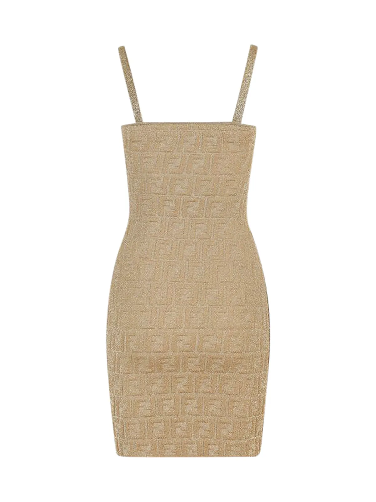 Fendi All-Over Logo Sleeveless Dress