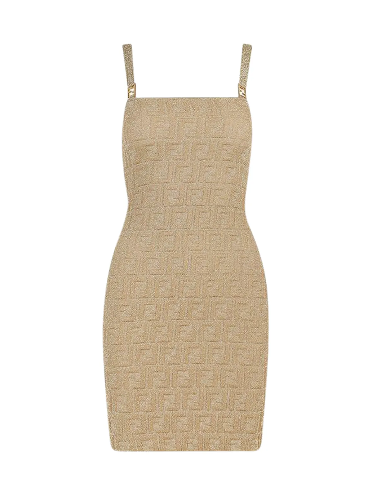 Fendi All-Over Logo Sleeveless Dress
