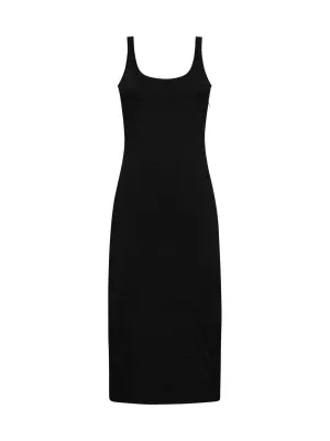 Fendi FF Embossed Sleeveless Midi Dress
