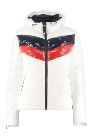 Fila Logo Detailed Zip-Up Long-Sleeved Jacket