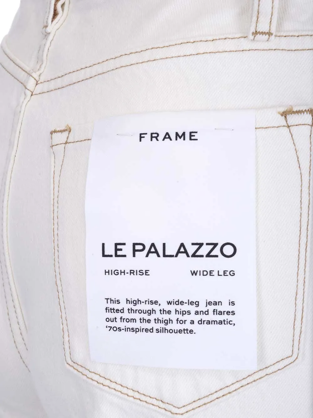 Frame Buttoned Flared Pants