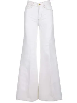 Frame Buttoned Flared Pants