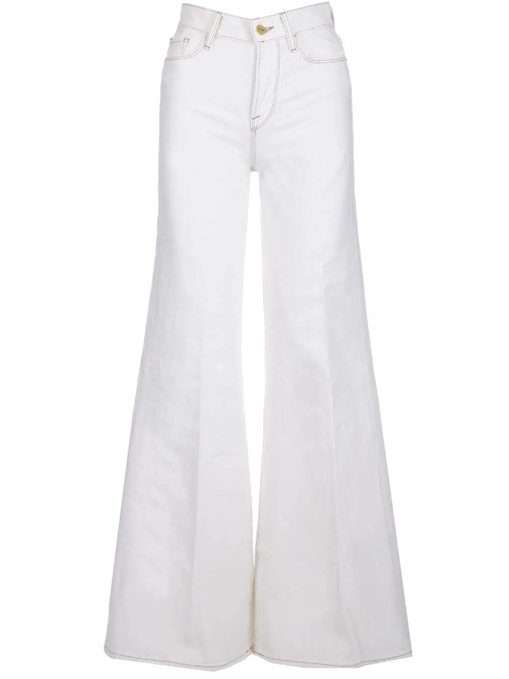 Frame Buttoned Flared Pants