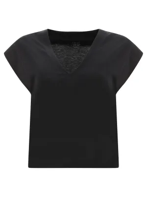 Frame Short-Sleeved V-Neck T-Shirt