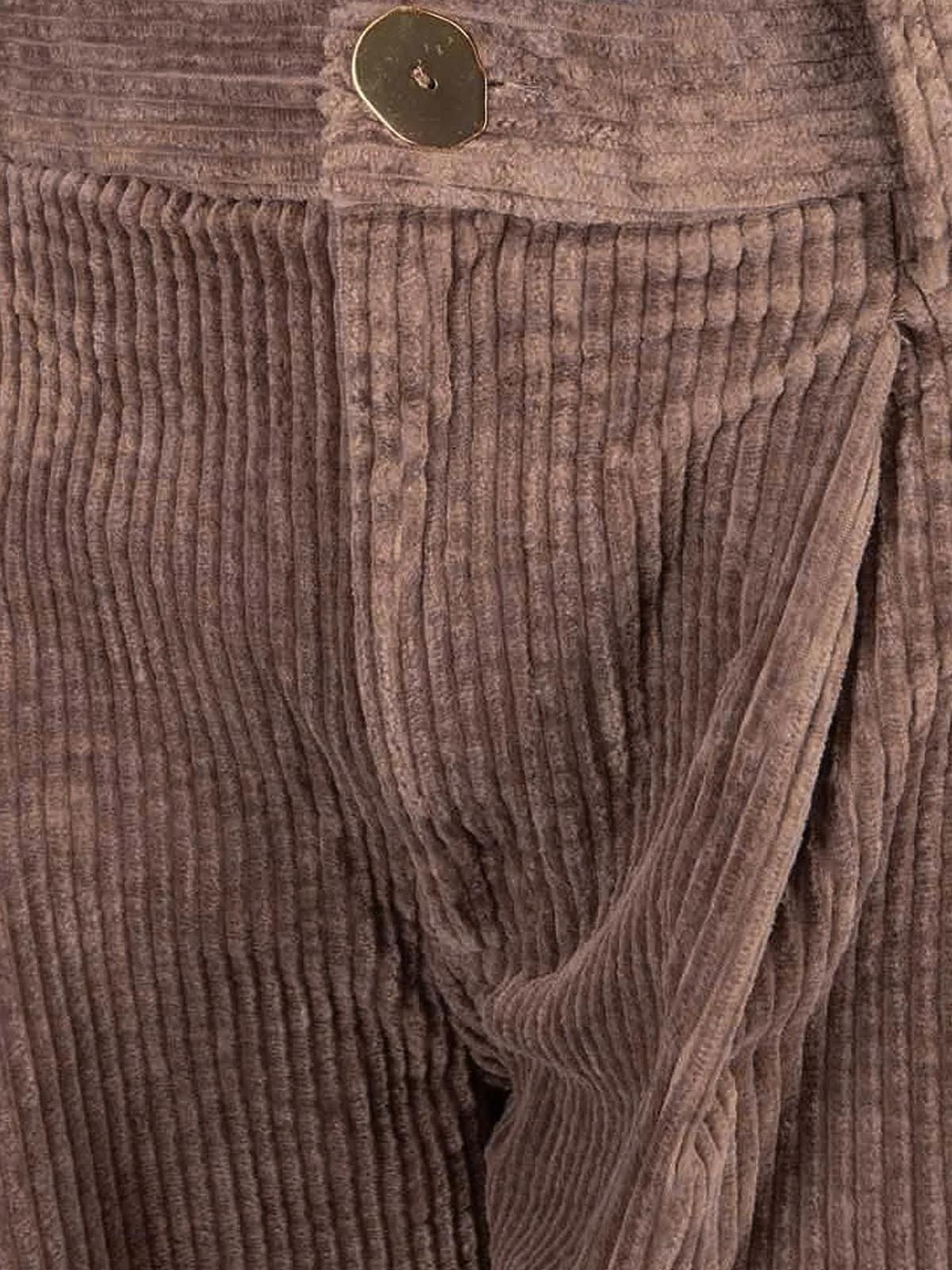 Ganni Corduroy Straight Leg Pants