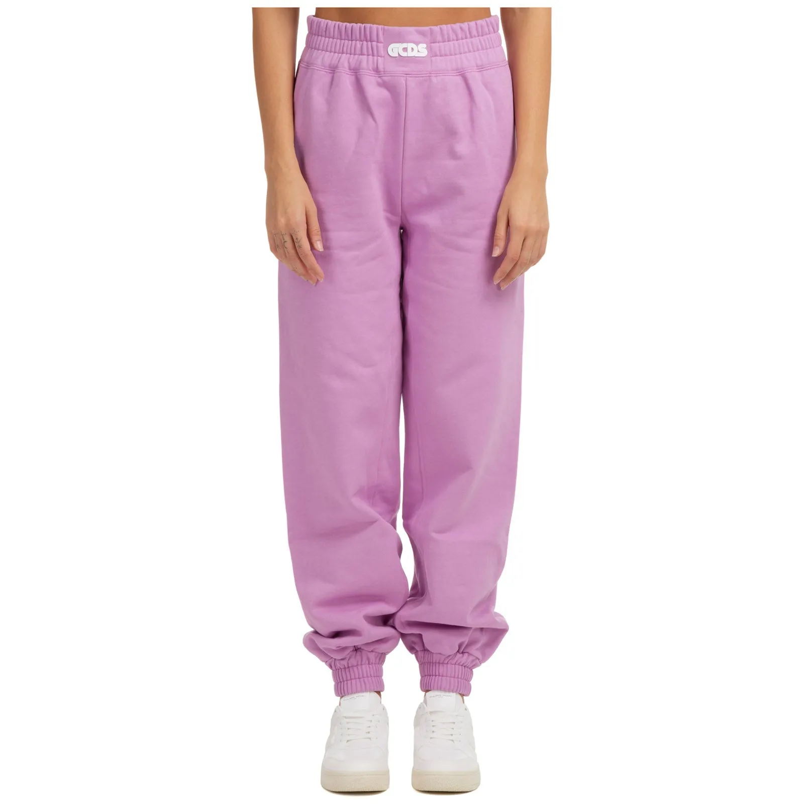 GCDS Logo Detailed High Waist Track Pants