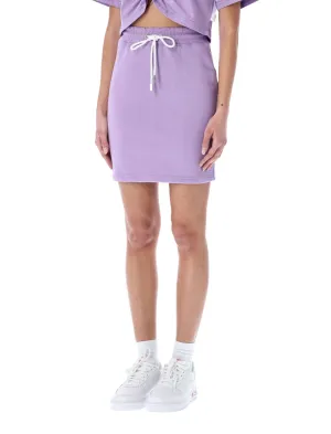 GCDS Logo Print Drawstring Skirt
