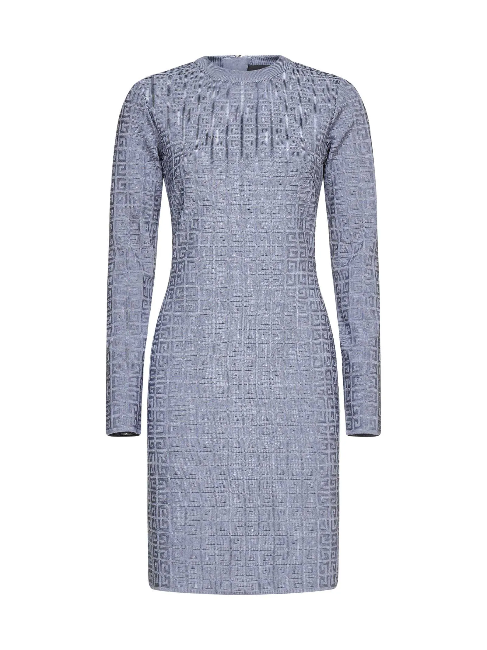 Givenchy 4G Jacquard Long-Sleeve Dress