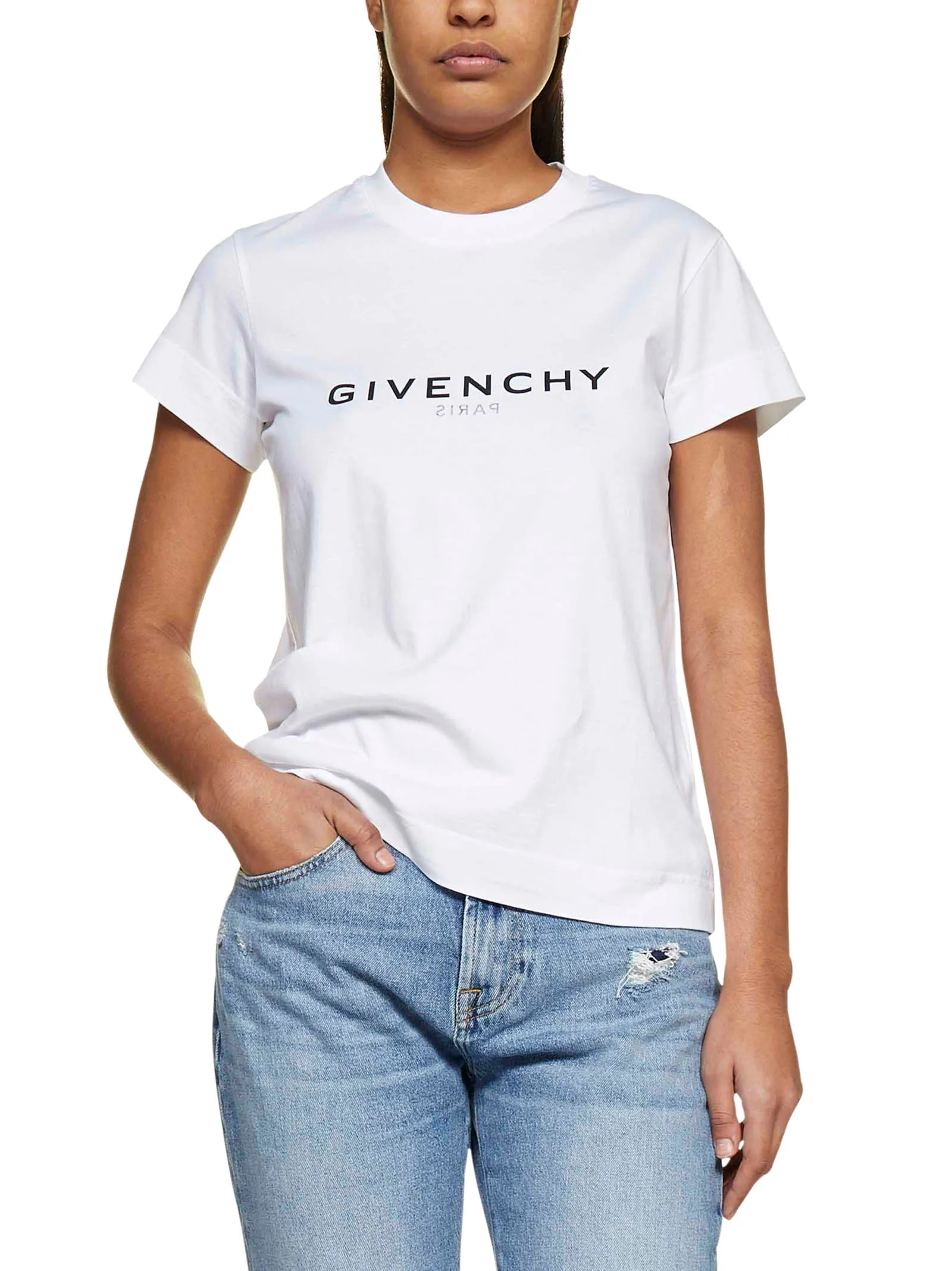 Givenchy Logo Printed Crewneck T-Shirt