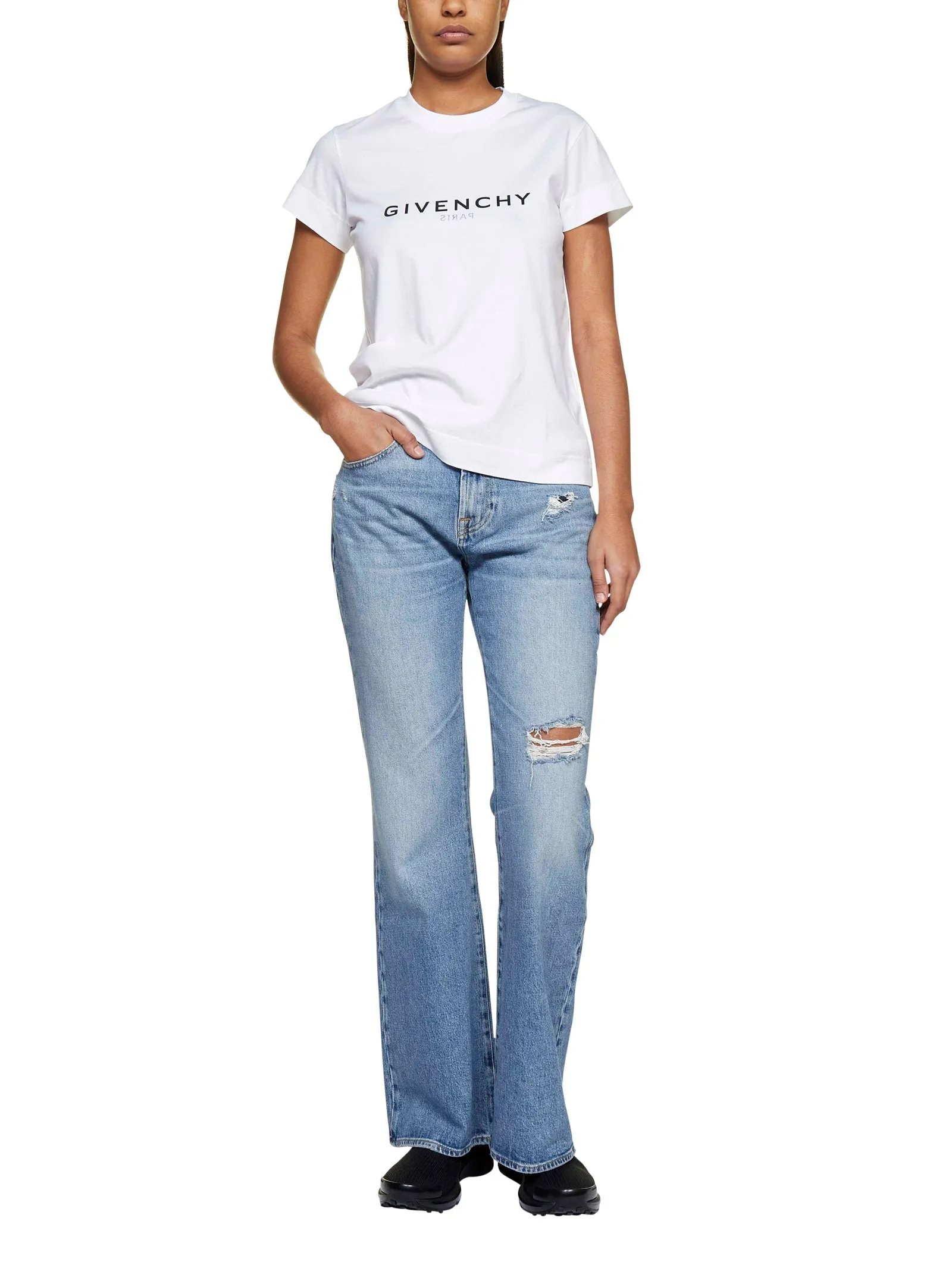 Givenchy Logo Printed Crewneck T-Shirt