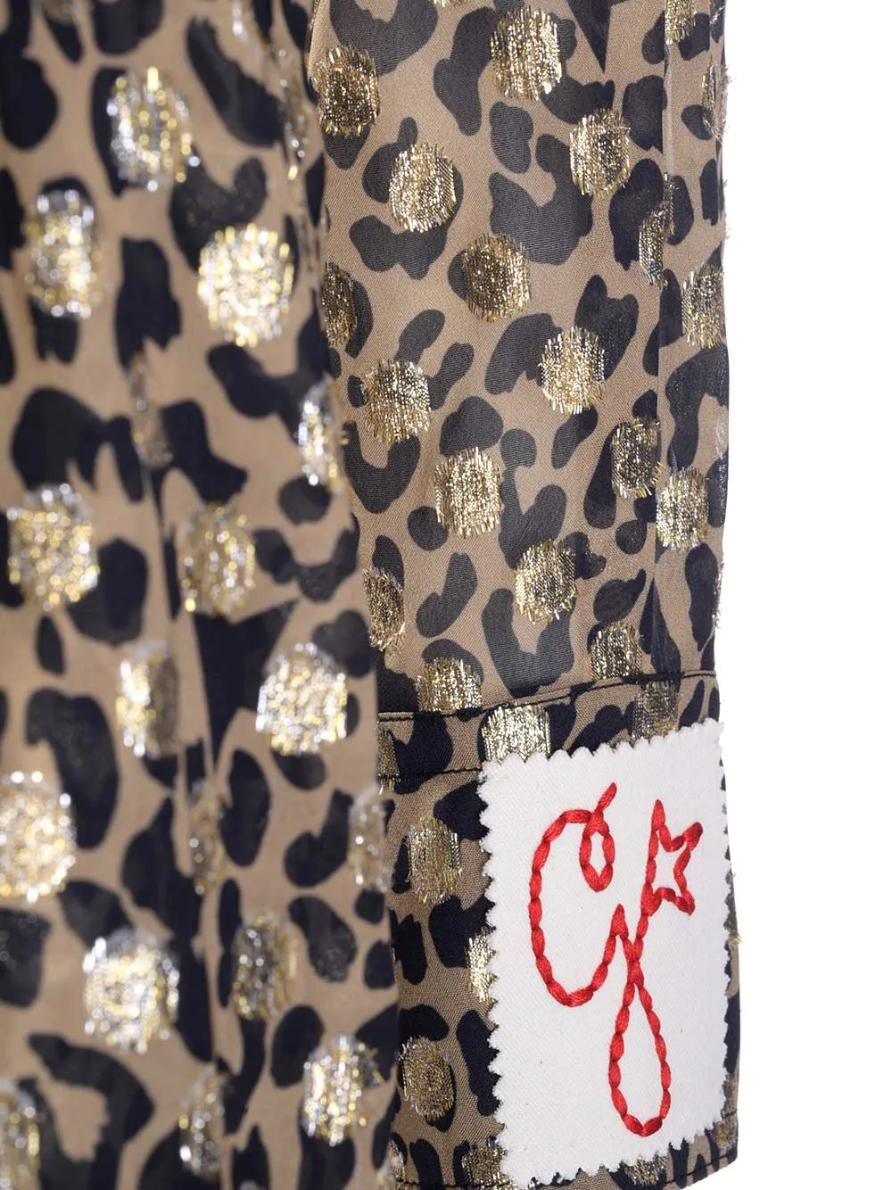 Golden Goose Deluxe Brand Leopard Print Midi Dress