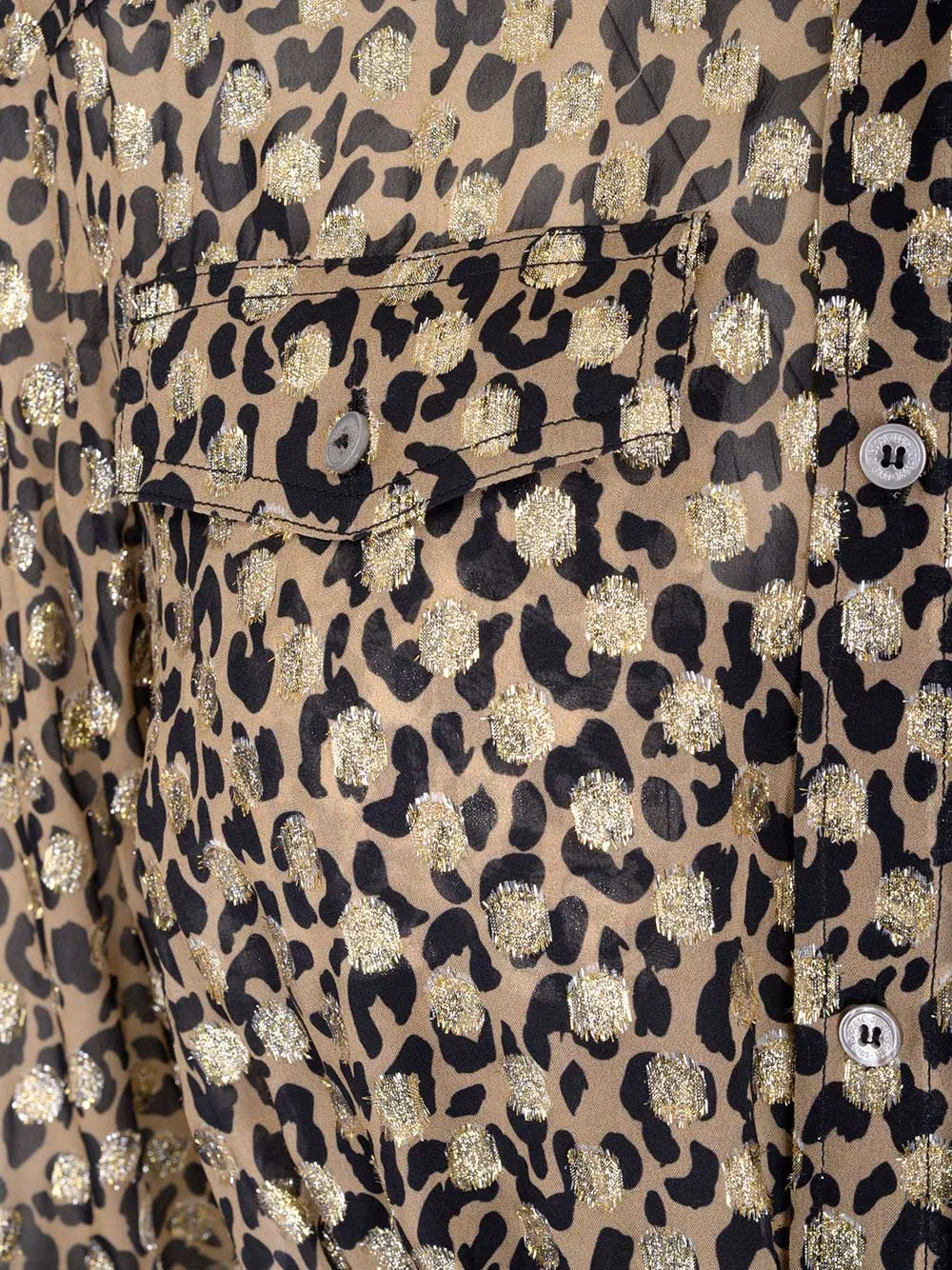 Golden Goose Deluxe Brand Leopard Print Midi Dress