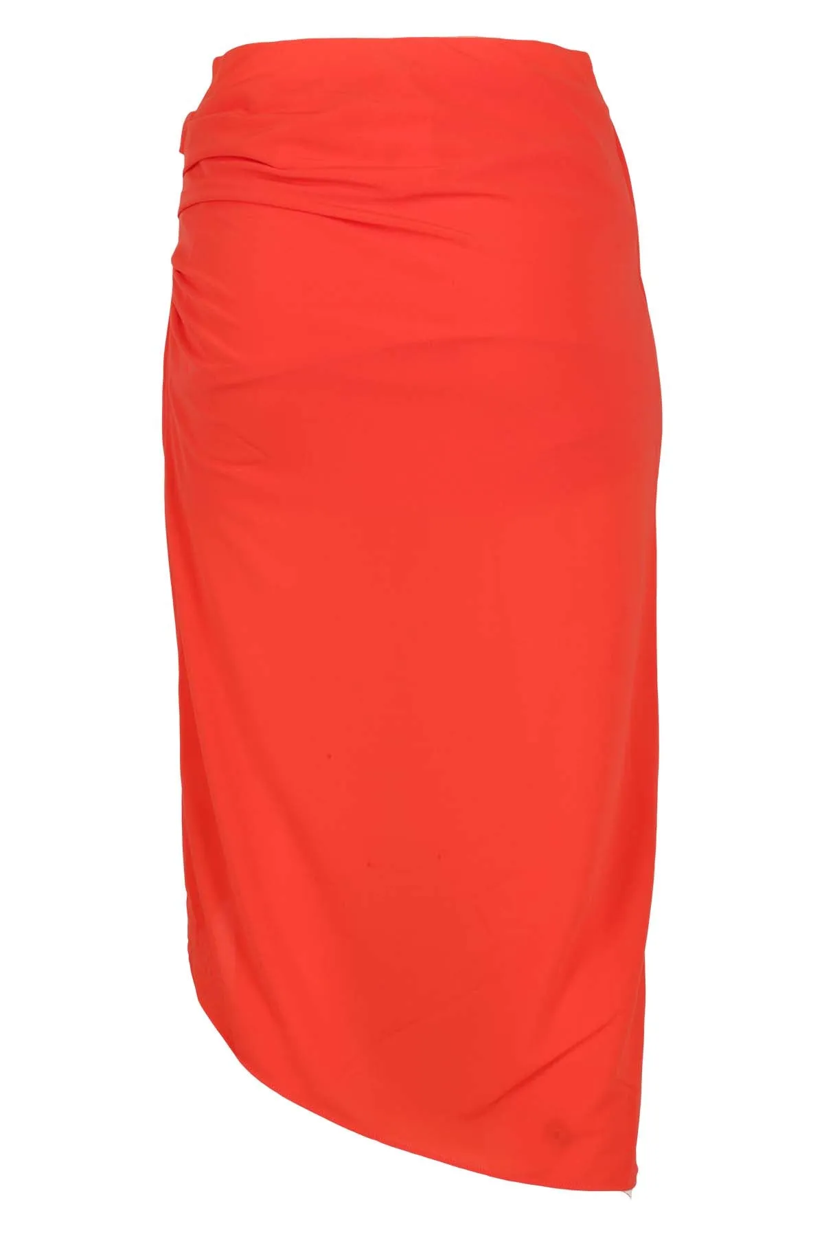 Helmut Lang Twisted Wrap Midi Skirt