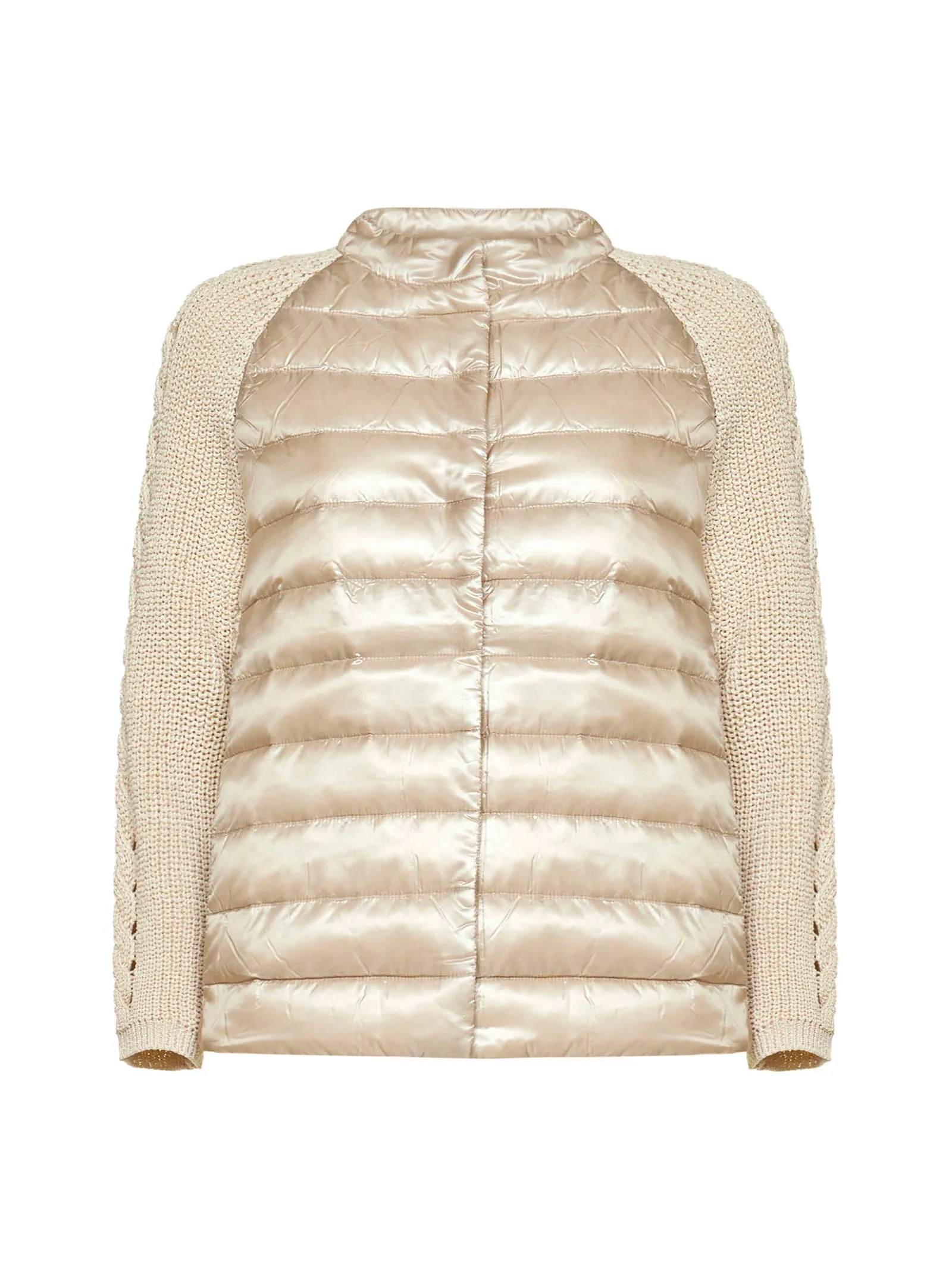 Herno Buttoned Long-Sleeved Padded Jacket