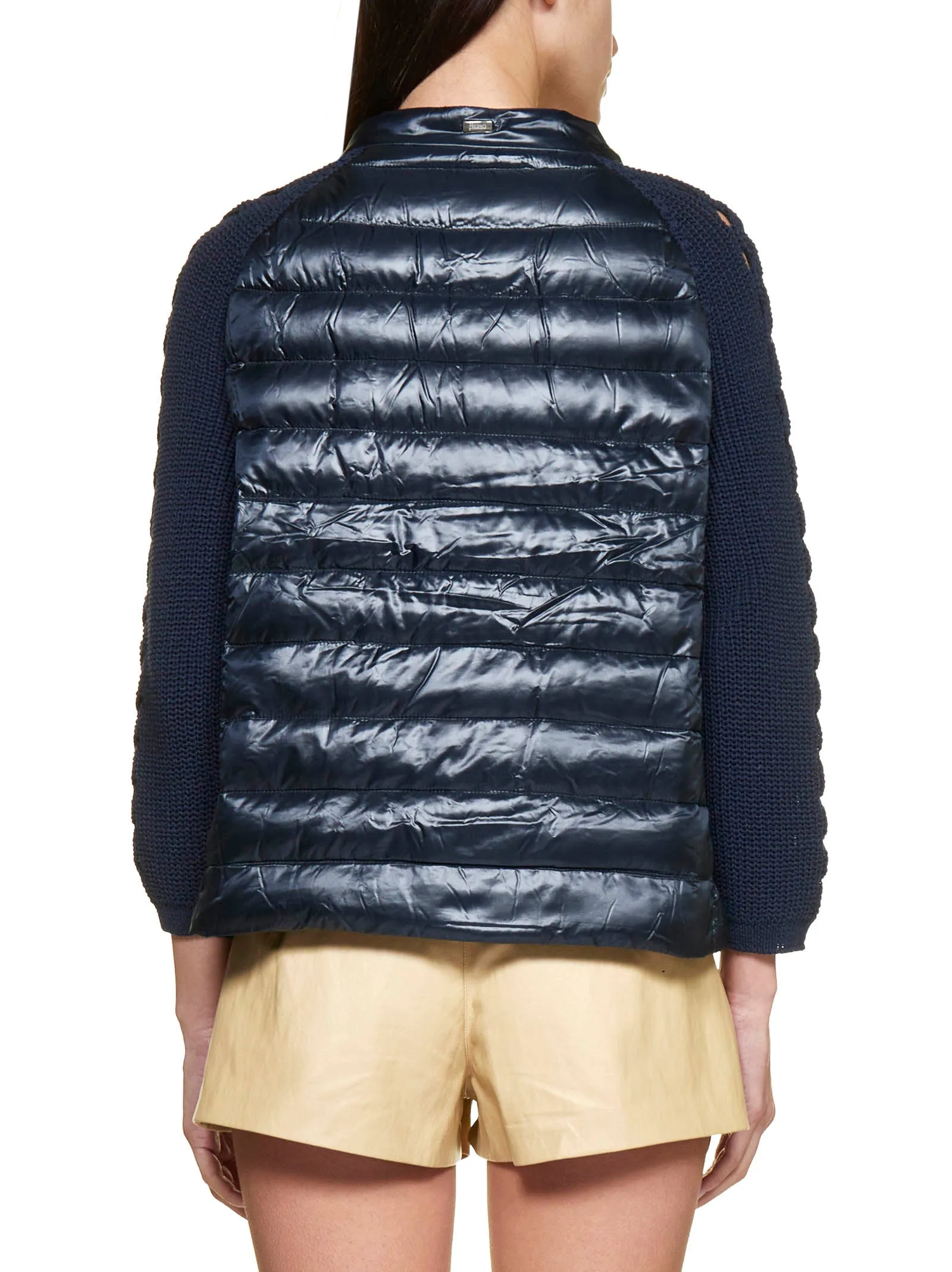 Herno Buttoned Long-Sleeved Padded Jacket